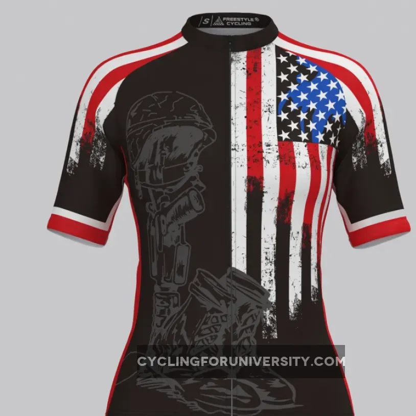Honor The Fallen Women's Cycling Jersey Brand New