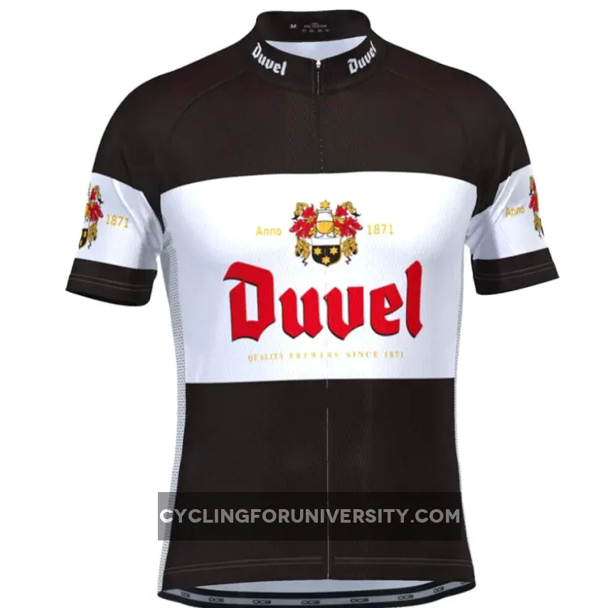 Men's Black Duvel Short Sleeve Cycling Jersey Online
