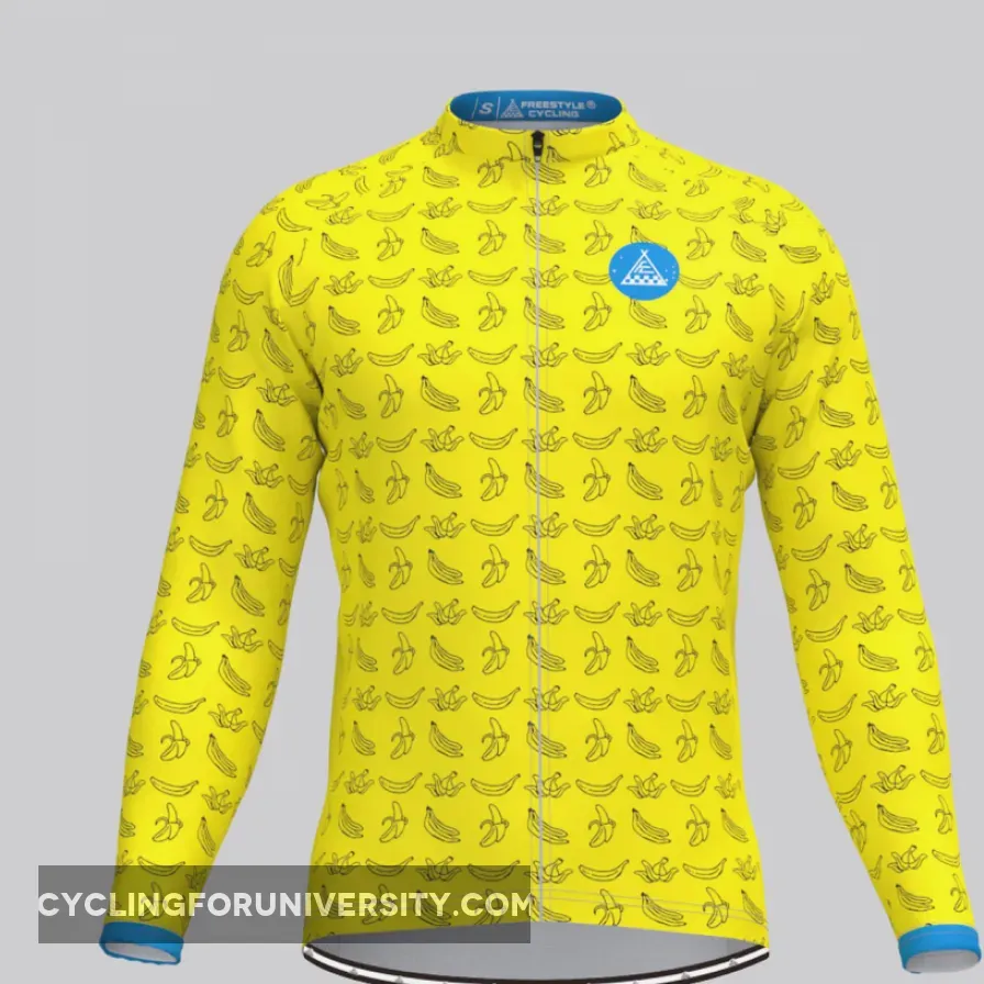 Men's Banana Undress Me LS Cycling Jersey Outlet