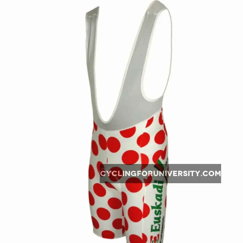 2011 EUSKALTEL Euskadi Bergsieger MOA Radsport-Profi-Team Bib Shorts White