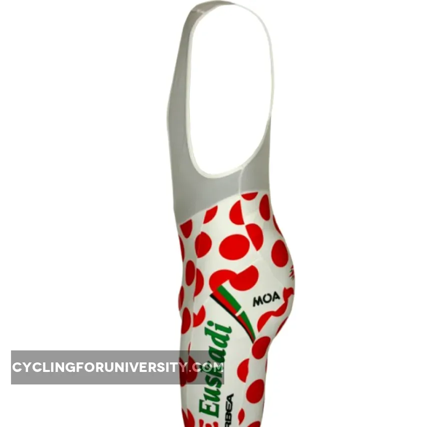 2011 EUSKALTEL Euskadi Bergsieger MOA Radsport-Profi-Team Bib Shorts White
