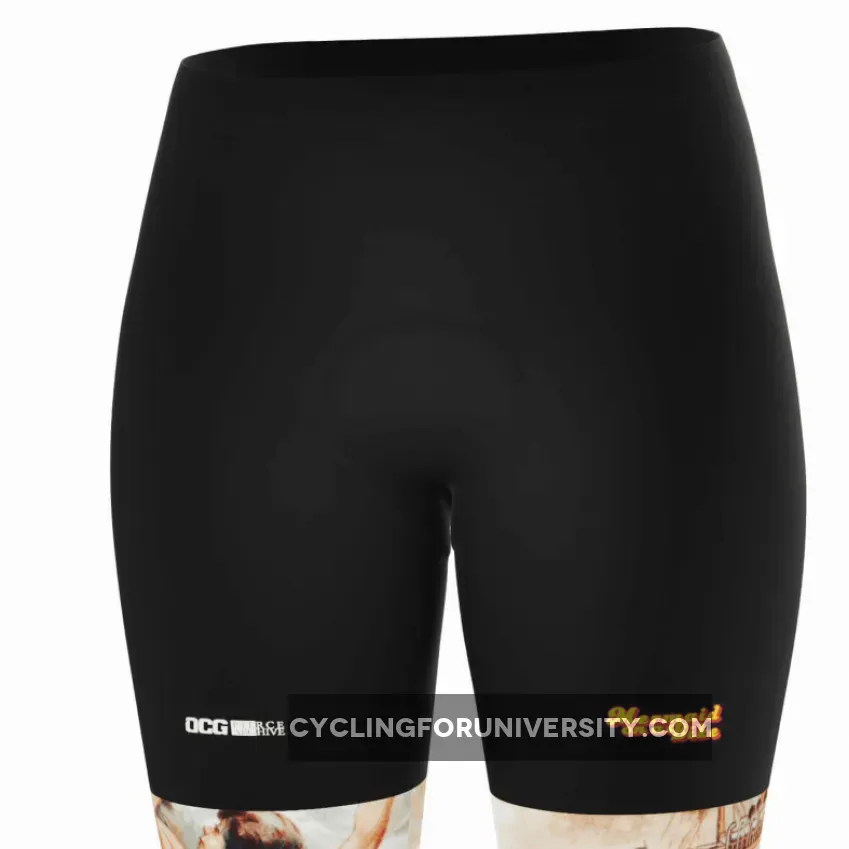 Women's The Mermaid Series 1 Gel Padded Cycling Shorts #Mermaid Biker Shorts