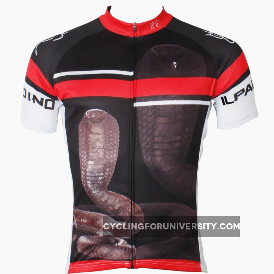 ILPALADINO Black Mamba Nature Men's Professional MTB Cycling Jersey Breathable and Quick Dry Comfortable Bike Shirt for Summer NO.558
