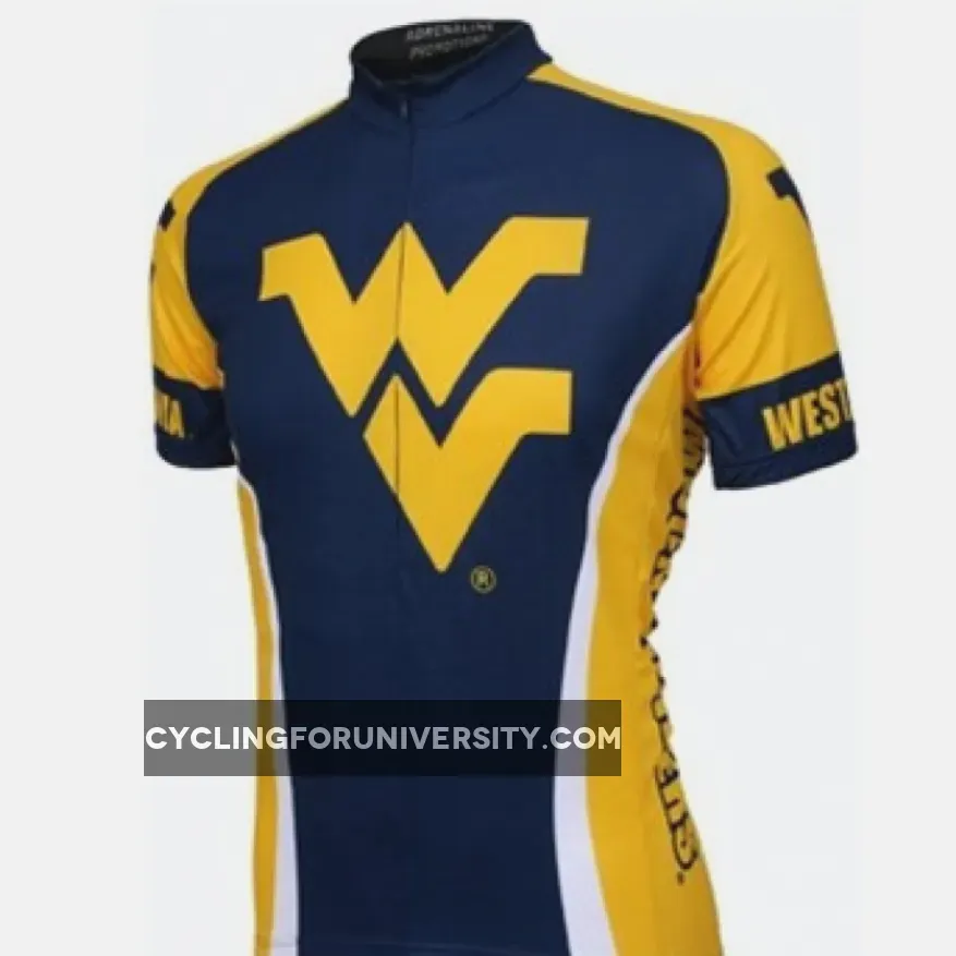 West Virginia Mountaineers Cycling Short Sleeve Jersey