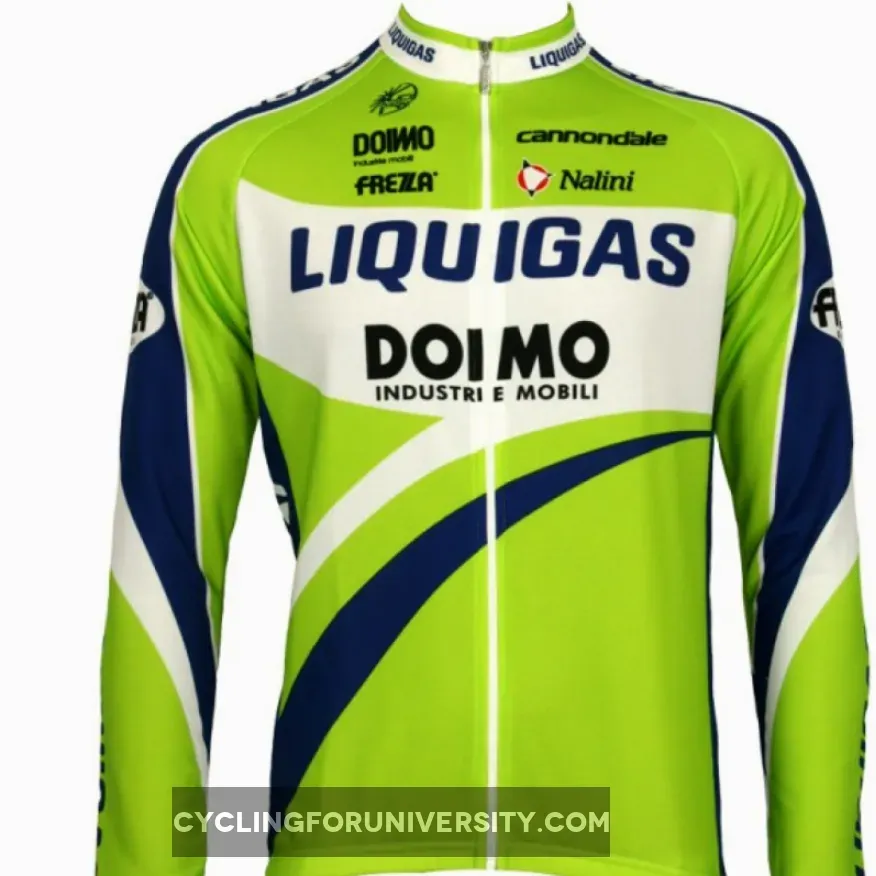 Liquigas 2010 Radsport-Profi-Team Long Sleeve Jersey