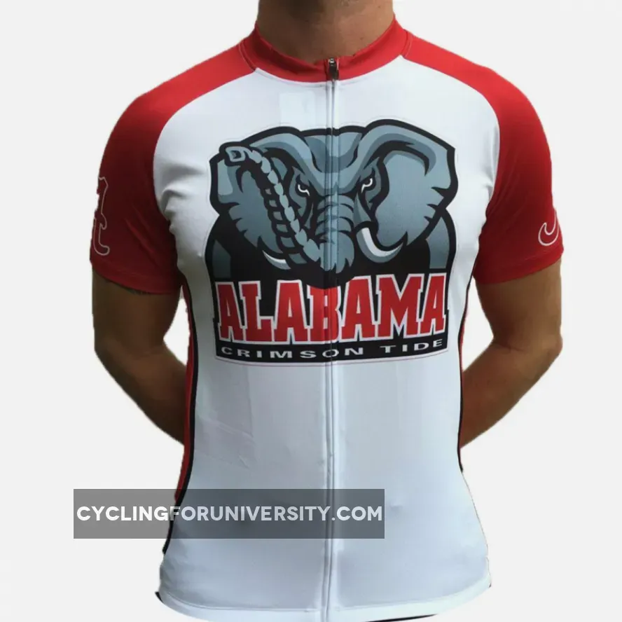 UA University of Alabama Crimson Tide Cycling Jersey