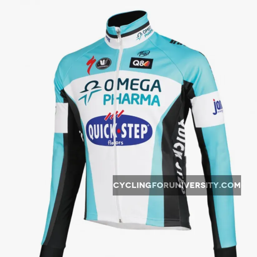 OMEGA PHARMA-QUICK STEP Long Sleeve Jersey 2012 For Sale