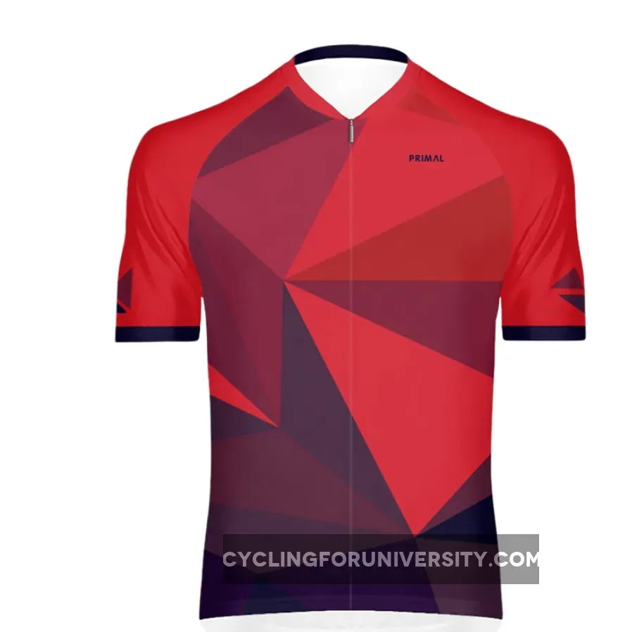 Primal Wear Triangular Men's Omni Full Zip Race Fit Cycling Jersey / Primal Jerseys TRI1J80M-2