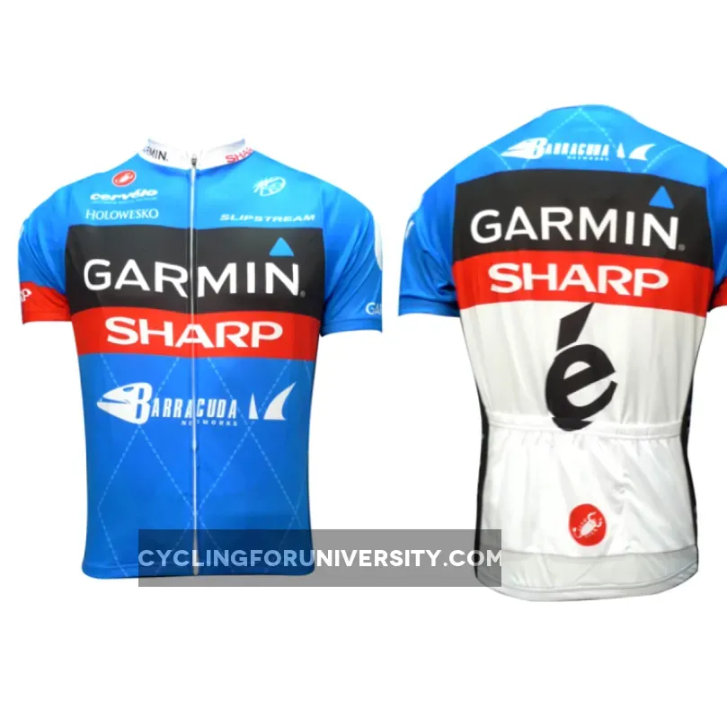 GARMIN-BARRACUDA GARMIN-SHARP TdF 2012 Short Sleeve Jersey