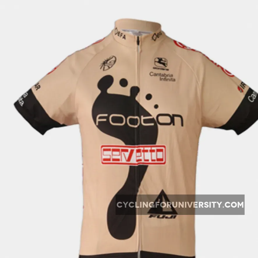 Giordana 2010 Men's Footon-Servetto Team Short Sleeve Cycling Jersey