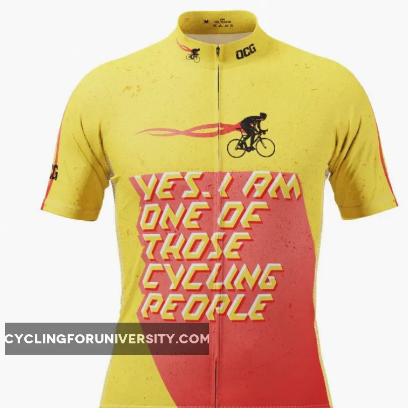 Men's One of Those Cycling People Short Sleeve Cycling Jersey