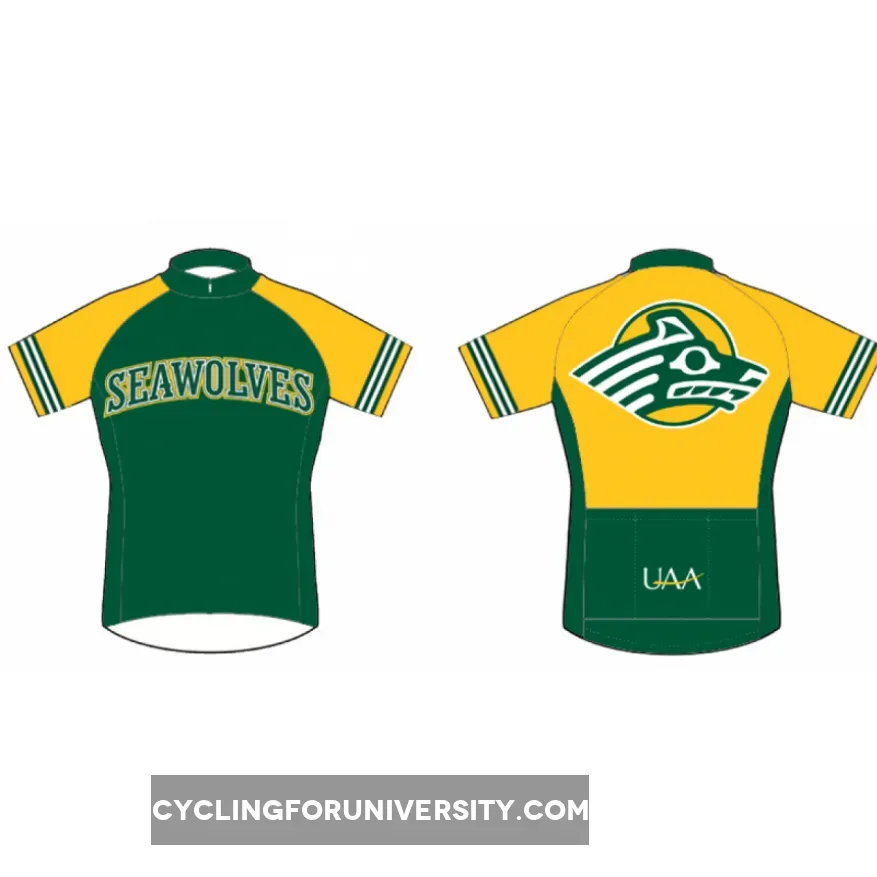 NCAA UAA University of Alaska Anchorage Seawolves Cycling Jerseys Bike Clothing