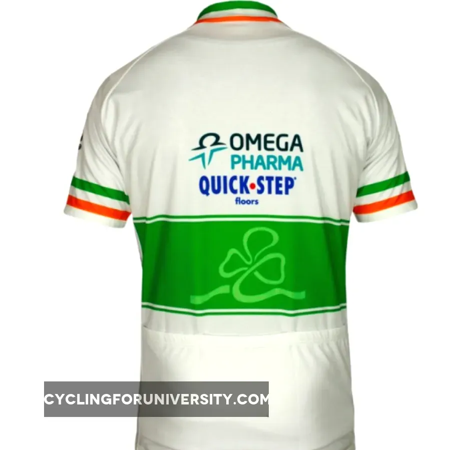 OMEGA PHARMA-QUICKSTEP Irish Champion 2011/12 Vermarc professional cycling team - Cycling Jersey Short Sleeve
