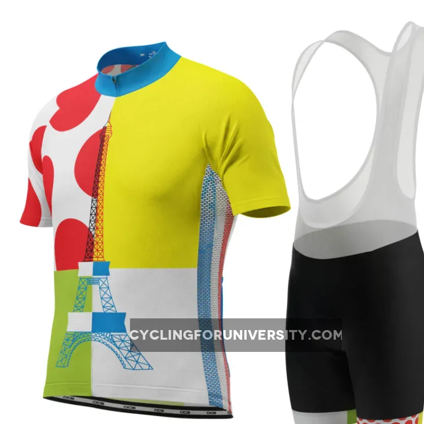 Men's Tour de France Leaders KOM Sprinters Short Sleeve Cycling Kit
