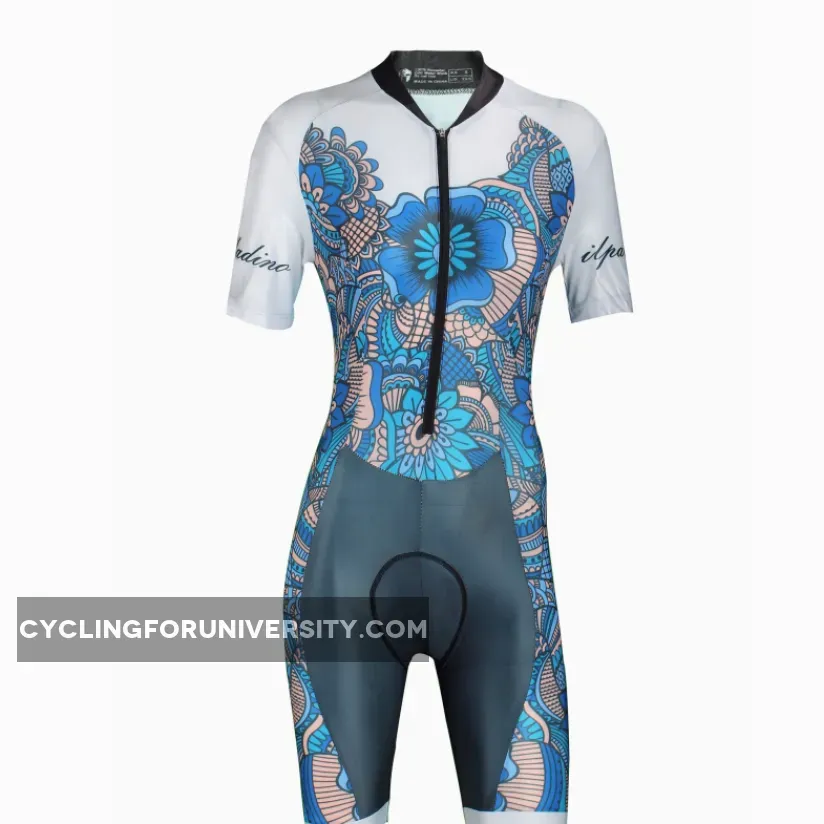 Triathlon Tri Suit - Women's Pro Short Sleeve Trisuit - Cycling jerseys Running Swimming 1014
