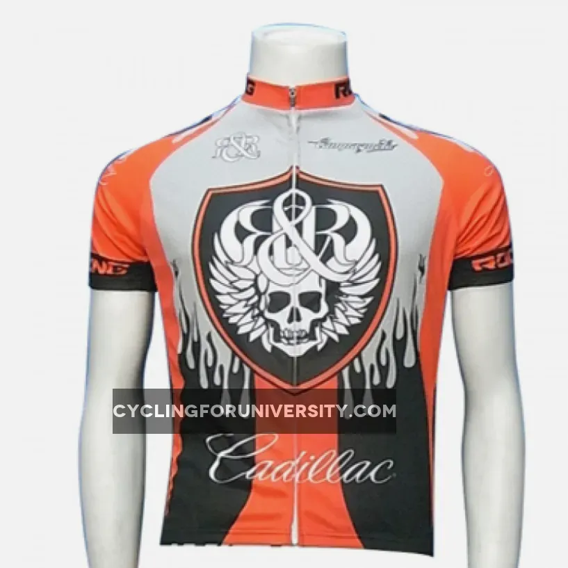 2010 Rock Racing Stella Azzurra Grey Red Short Sleeve Jersey
