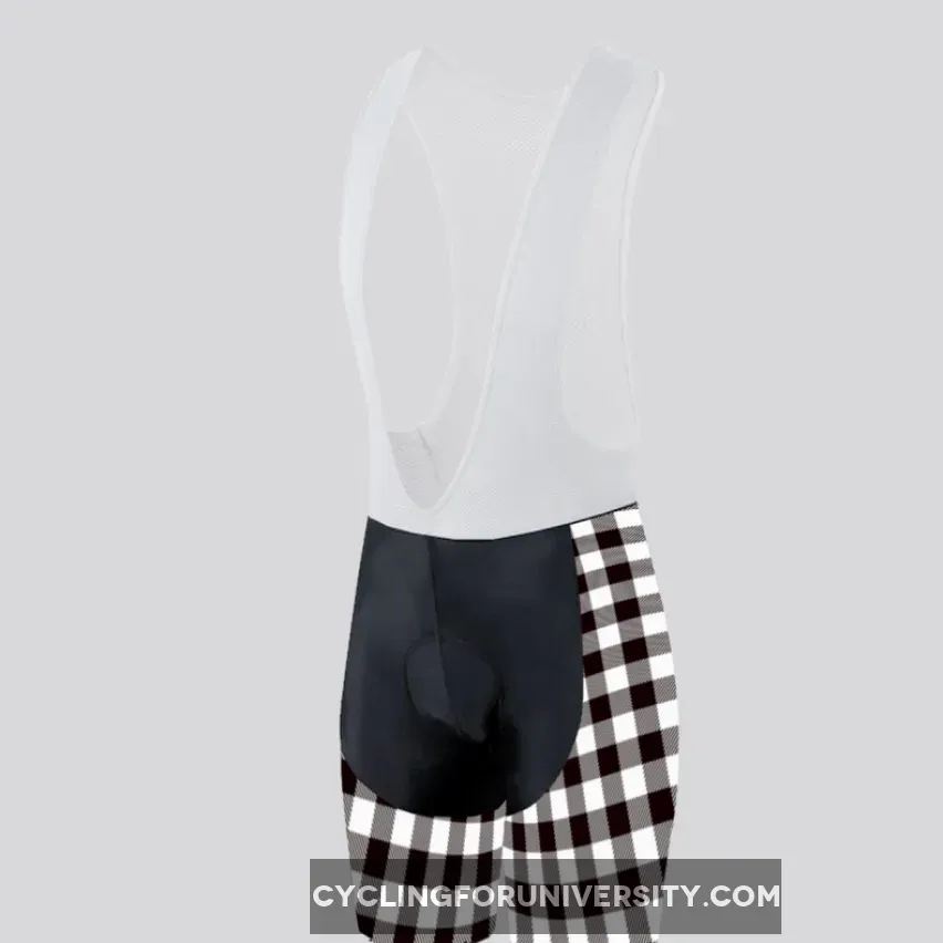 Plaid Checkered Shirt V2 Men's Cycling Kit White