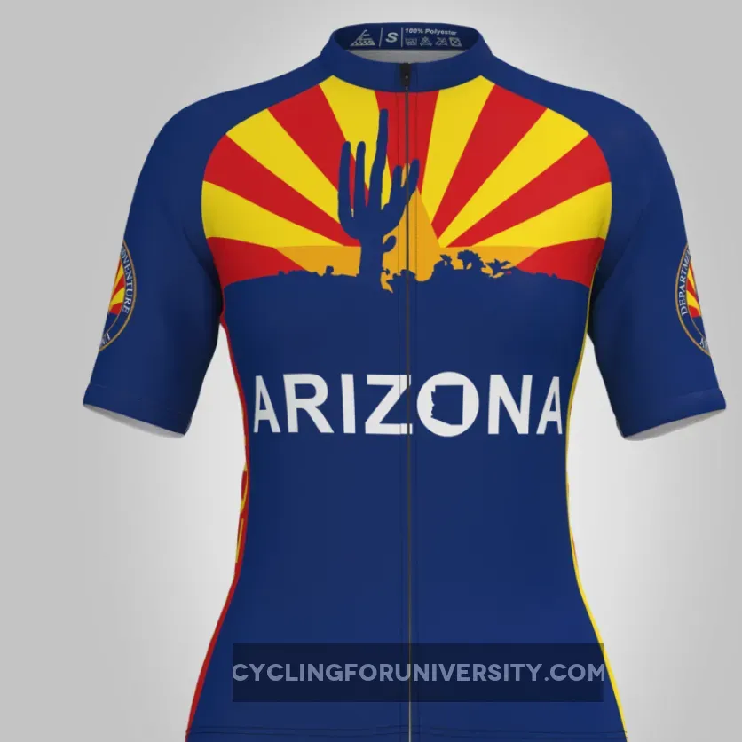 Arizona State Flag Adventure Women's Cycling Jersey Outlet