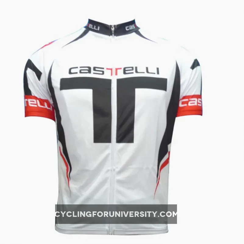 2012 CASTELLI WHITE Cycling Short Sleeve Jersey For Sale