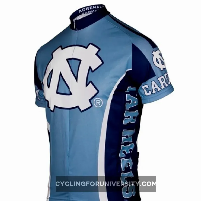 Adrenaline Promo University of North Carolina College 3/4 zip Men's Cycling Jersey