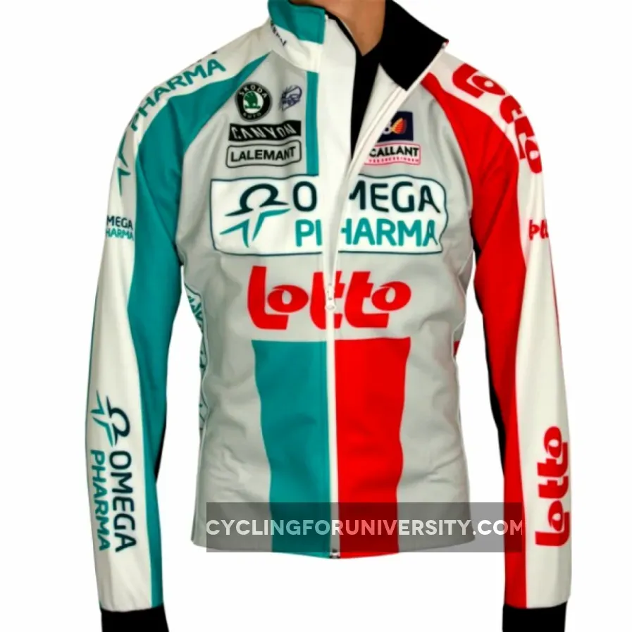 OMEGA PHARMA-LOTTO 2011 Vermarc Radsport-Profi-Team Winter Fleece Long Sleeve Jersey Jacket