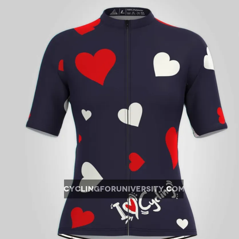 Love & Hearts Women's Cycling Jersey To Buy