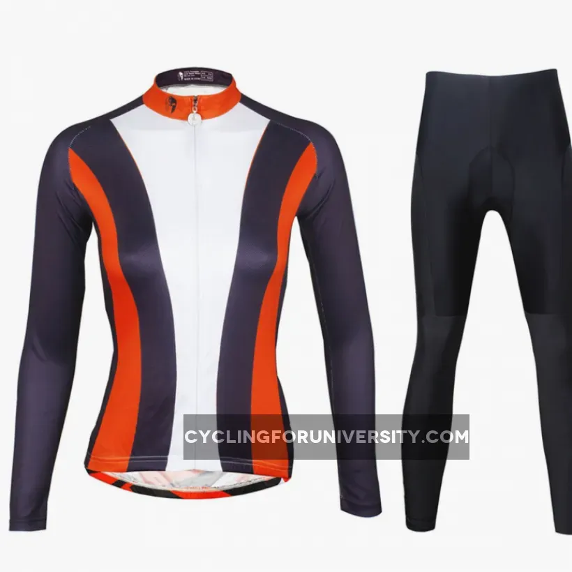Ilpaladino Red-collar Women's Long-Sleeve Cycling Jersey/Suit Biking Shirts Breathable Spring Autumn Exercise Bicycling Pro Cycle Clothing Racing Apparel Outdoor Sports Leisure Biking Sport Clothes NO.736