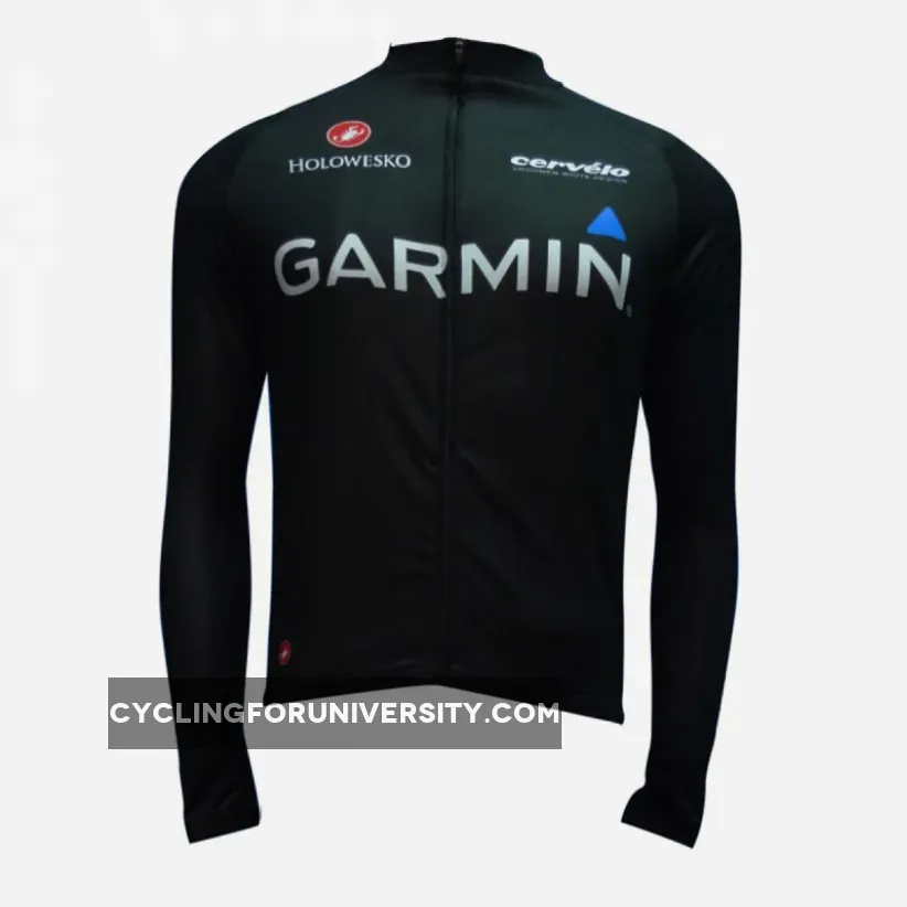 2011 Garmin-CERVELO Black Edition Cycling Long Sleeve Jersey