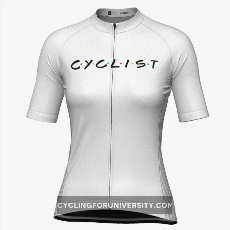 Women's Friends Cyclist Short Sleeve Cycling Jersey