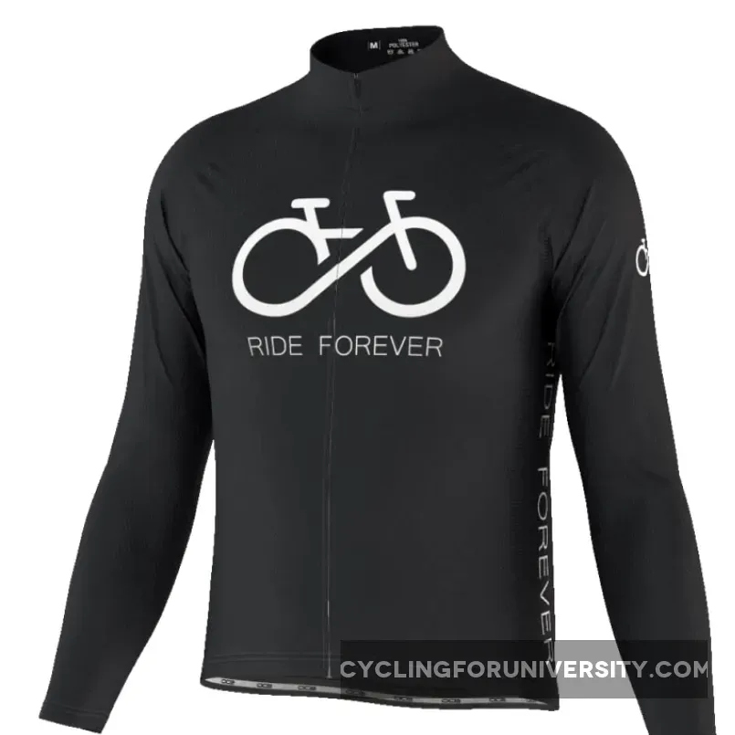 Men's Ride Forever Infinity Long Sleeve Cycling Jersey, Infinity Forever
