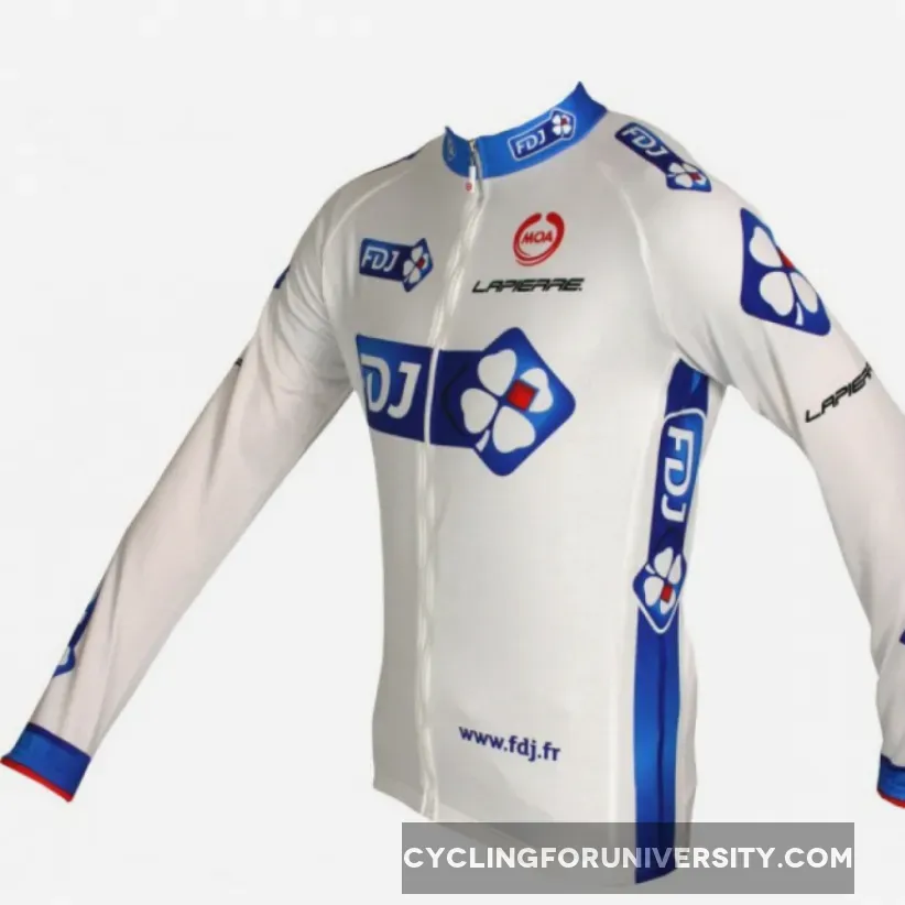FRANCAISE DES JEUX (FDJ) 2011 MOA Radsport-Profi-Team - Long Sleeve Jersey