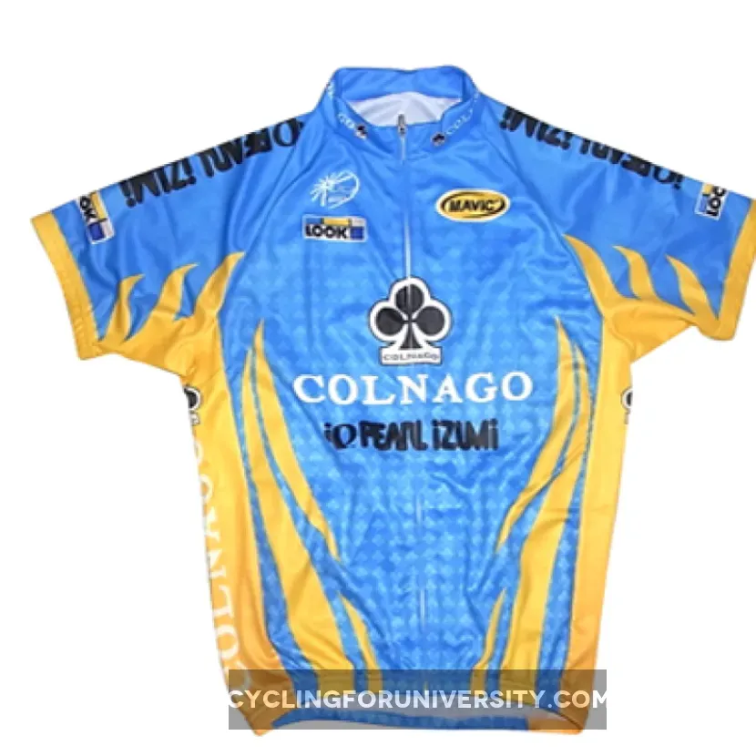 Team Colnago BLUE/YELLOW Cycling Short Sleeve Jersey Online