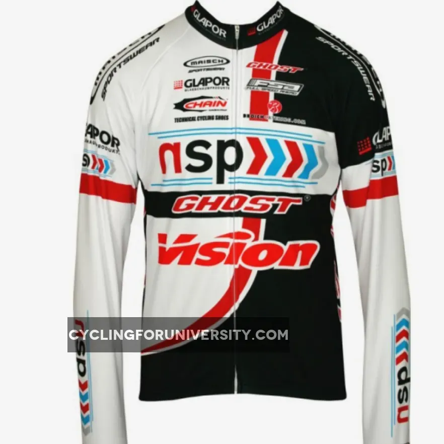 NSP-GHOST 2012 Maisch Radsport-Profi-Team Long Sleeve Jersey