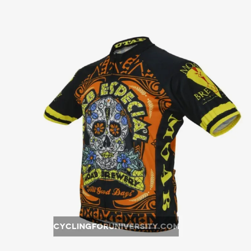 Moab Brewery Especial V2 beer Men's Full Zip Cycling Jersey