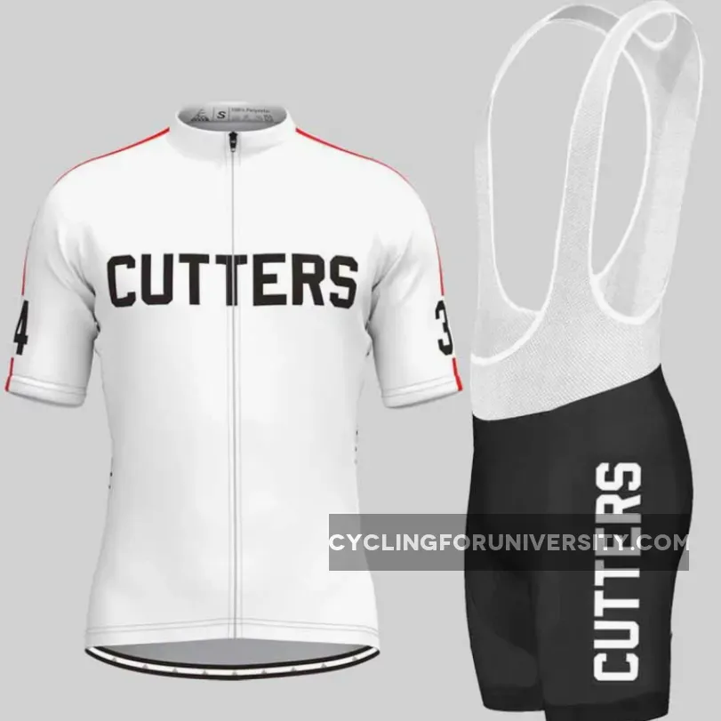 Cutters 1979 Breaking Away Movie Men's Cycling Kit White Red