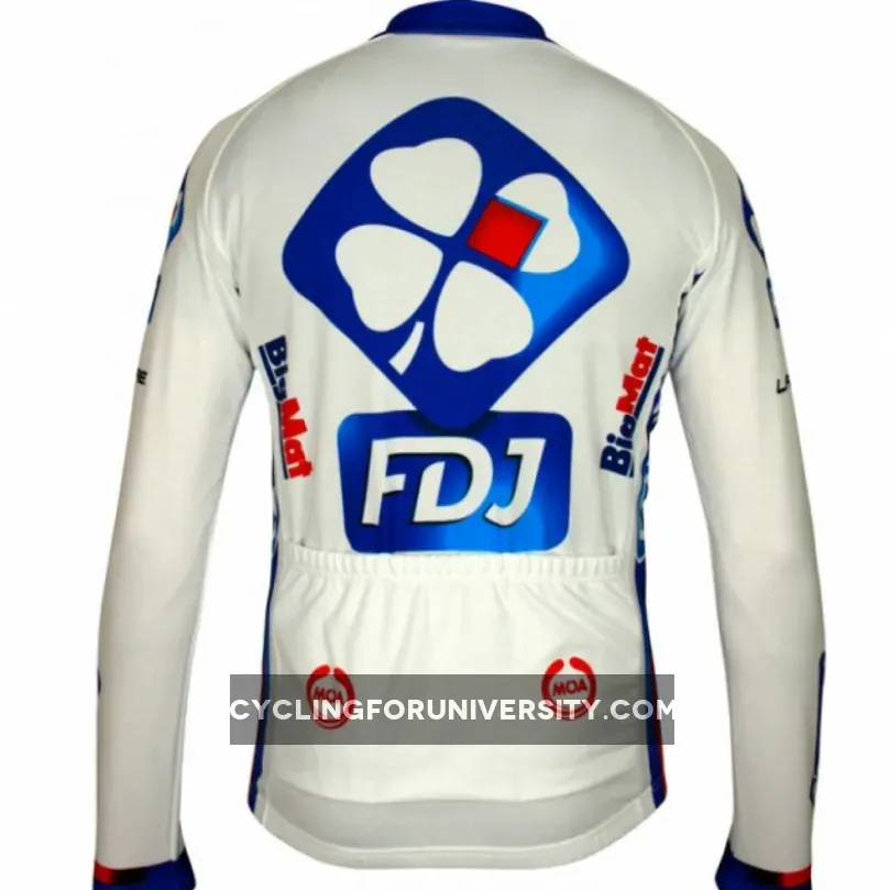FRANCAISE DES JEUX (FDJ) - BIG MAT 2012 MOA Radsport-Profi-Team- Long Sleeve Jersey Jacket