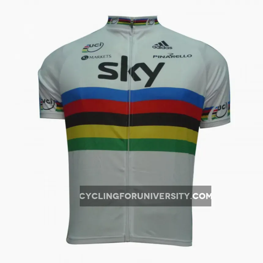 SKY 2012 UCI World Champion Cycling Jersey Short Sleeve