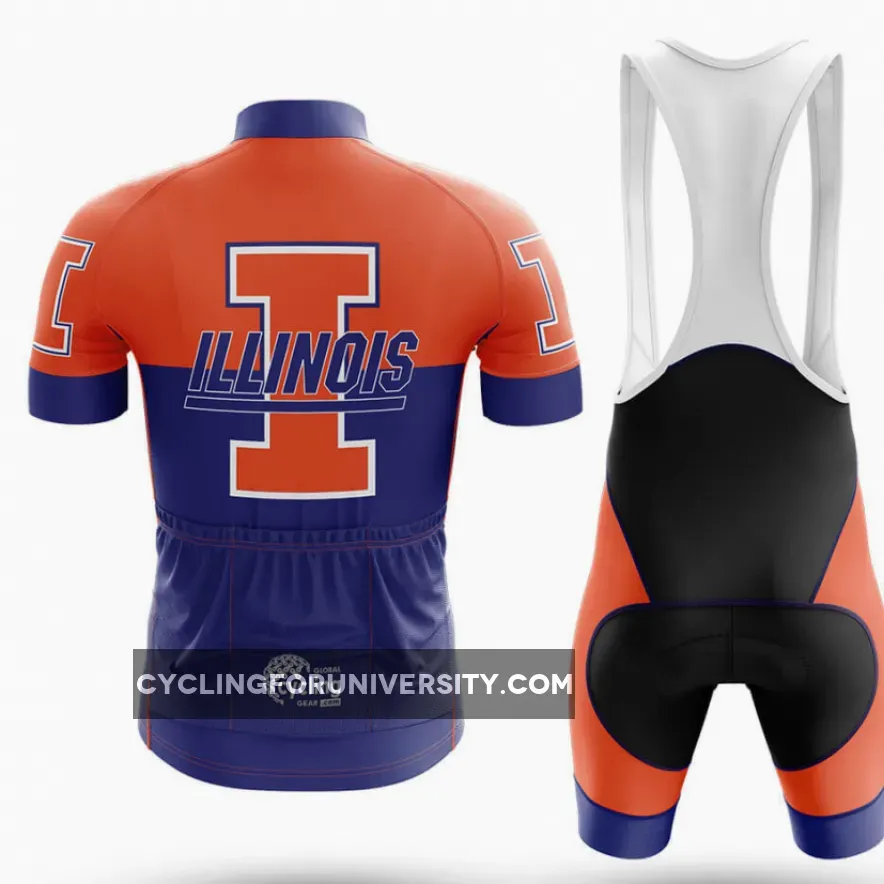 University of Illinois Urbana-Champaign V2 - Men's Cycling / Jersey Only