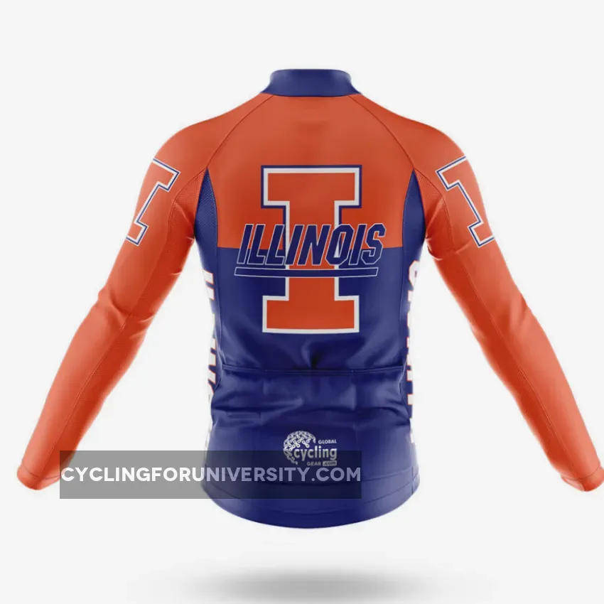 University of Illinois Urbana-Champaign V2 - Men's Cycling / Jersey Only