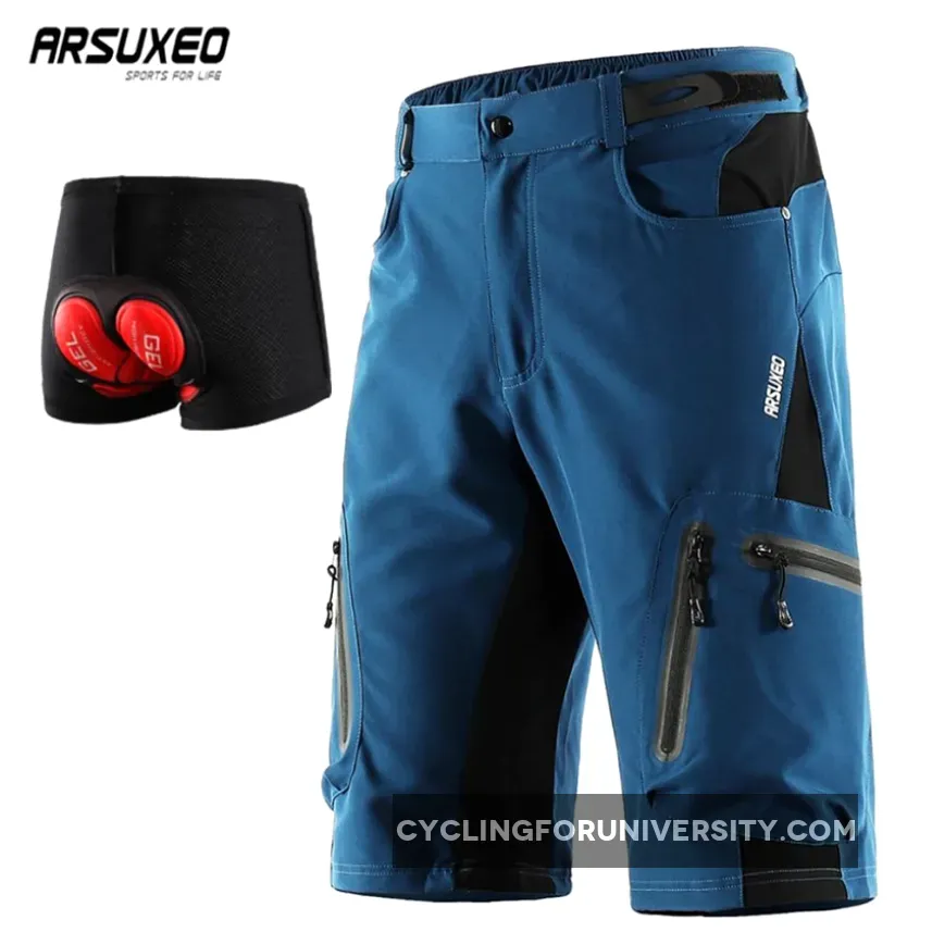MTB jerseys Cycling Shorts Men MTB Bicycle Bike Short with Underwear downhill Water Resistant Loose-fit Quick dry 1202