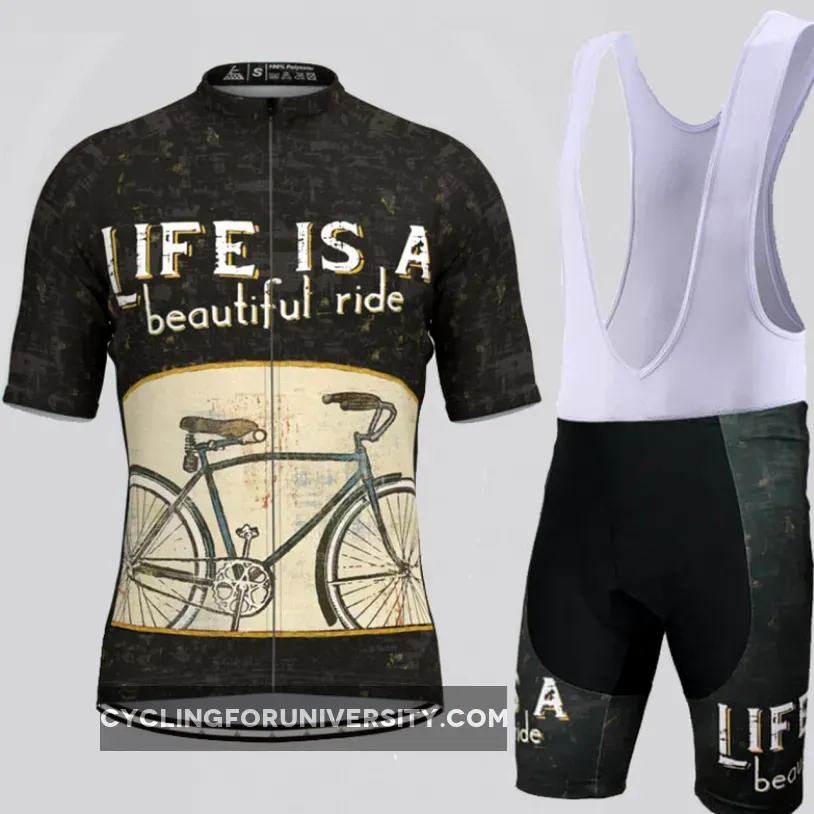 Life Is A Beautiful Ride Cycling Kit Black Outlet