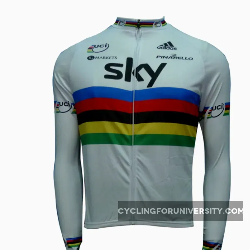 2012 TEAM SKY UCI WORLD CHAMPION Cycling Winter Jacket