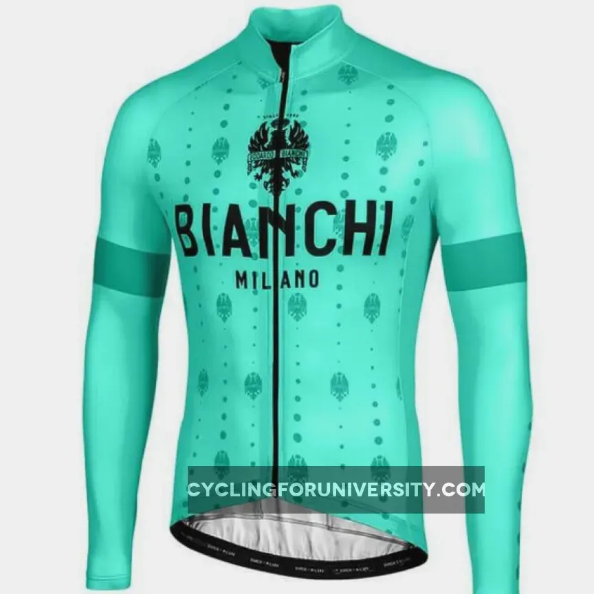Bianchi Milano Perticara Celeste Long Sleeve Jersey,