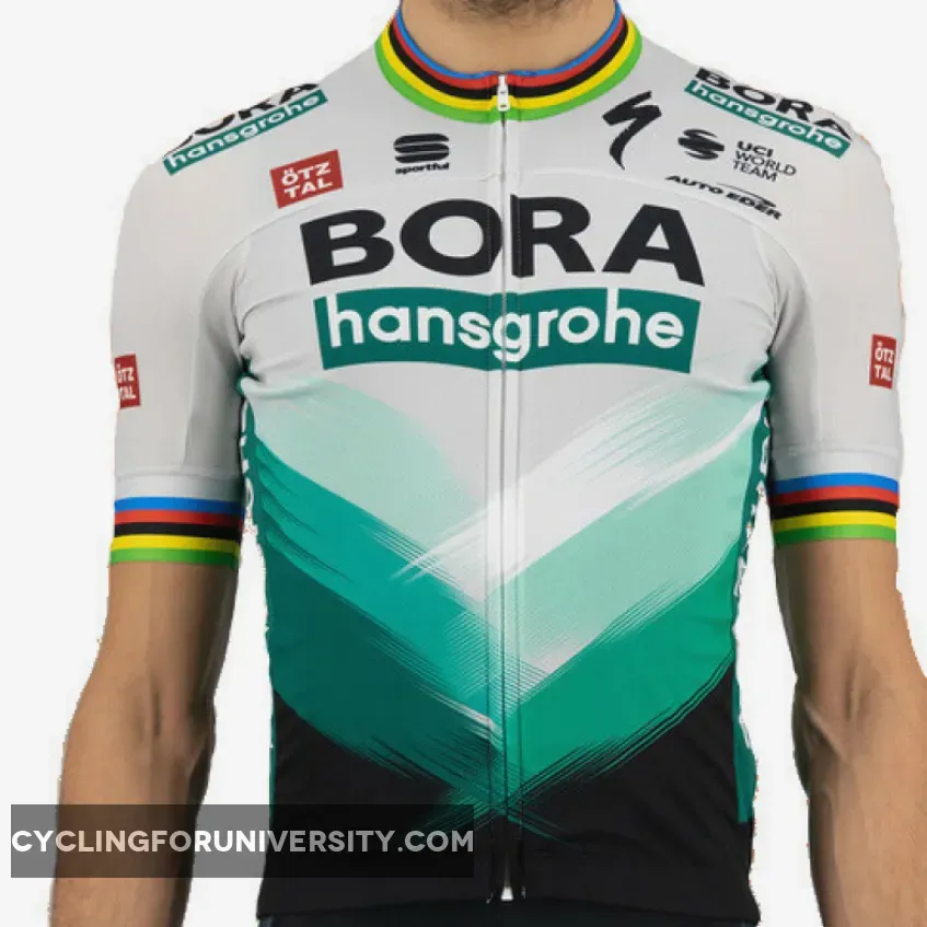 2021 Bora Hansgrohe Bodyfit World Champion Jersey, BOR21J2
