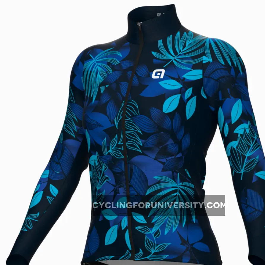 Ale PRR Green Garden Long Sleeve Woman Jersey - Blue To Buy