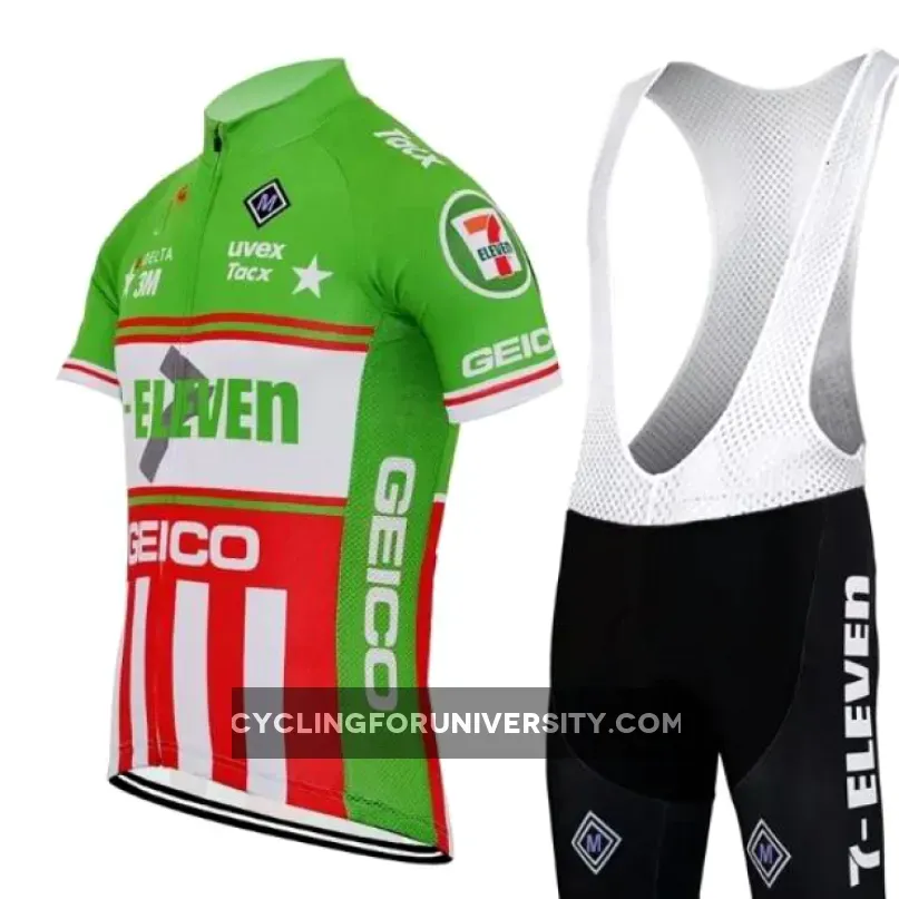 7 Eleven Green Vintage Cycling Race Suit New Releases