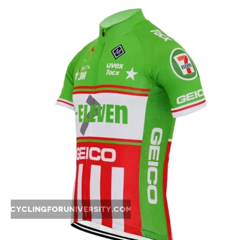 7 Eleven Green Vintage Cycling Race Suit New Releases