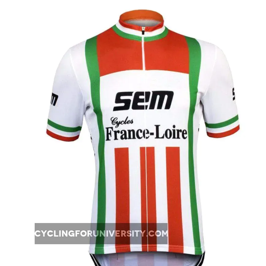 Retro Sem Cycles France Loire Cycling Jersey For Sale