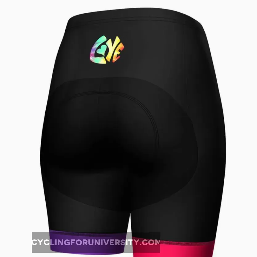 Women's Pro-Band Love Cycling Shorts For Sale
