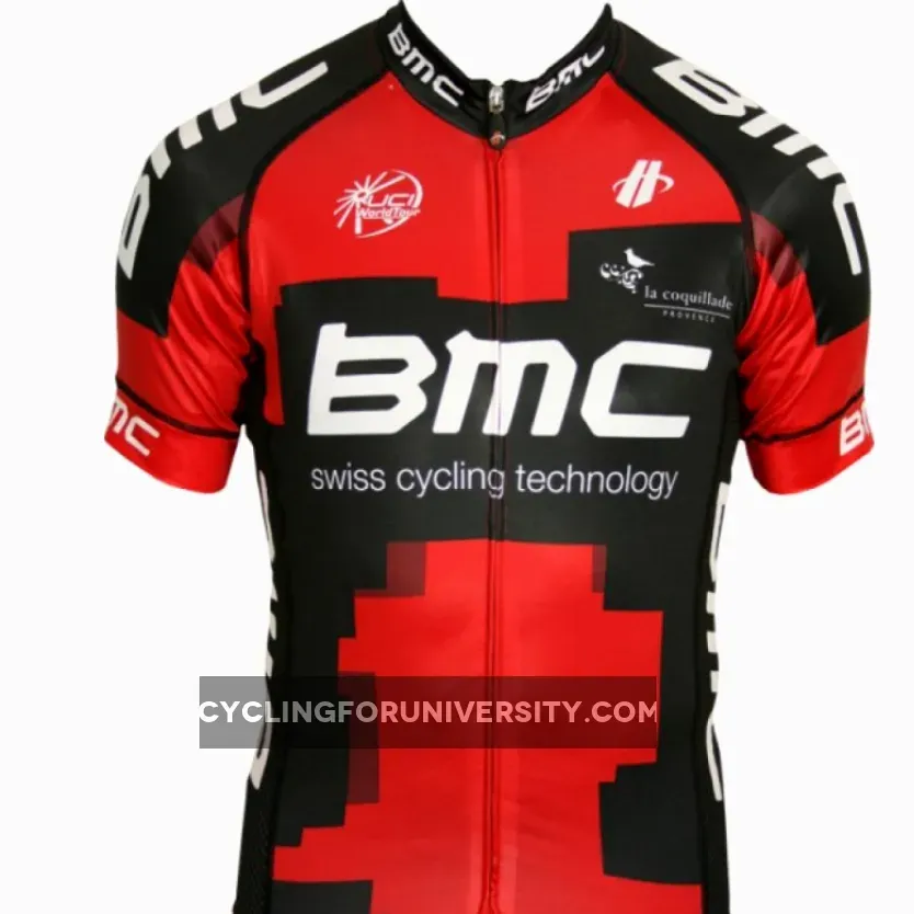 BMC RACING TEAM 2012 Hincapie Radsport-Profi-Team - Short Sleeve Jersey Red